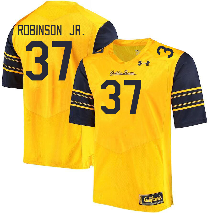 Men #37 Kenden Robinson Jr. California Golden Bears College Football Jerseys Stitched Sale-Gold